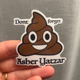 Asher Yatzar Sticker (Three-Pack)