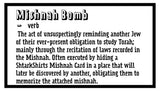 Mishnah Bombing Card Pack